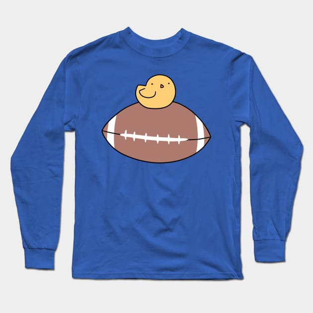 Baby Chick Football Long Sleeve T-Shirt by saradaboru